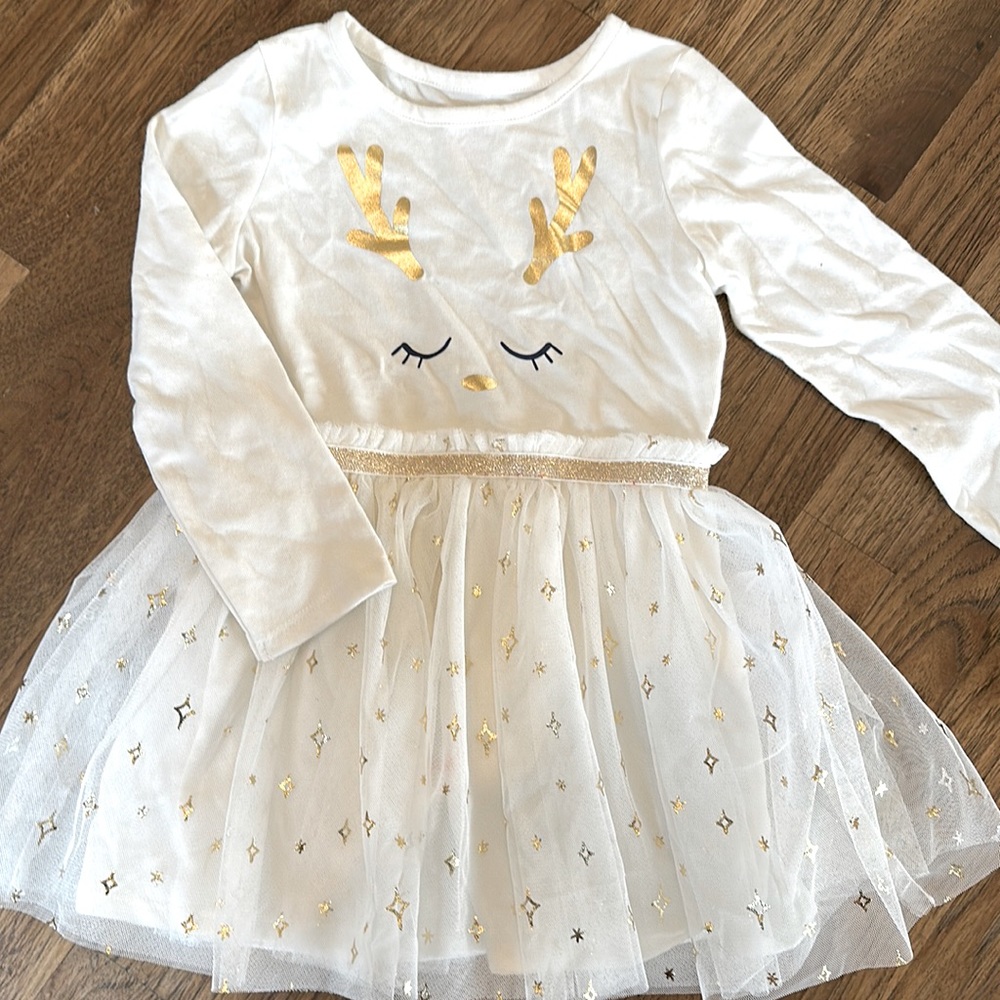 🎄Cat & Jack winter reindeer dress 🎄